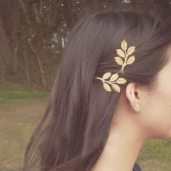 Retro hair accessories olive branch hairpin beautiful headgear - Nimall