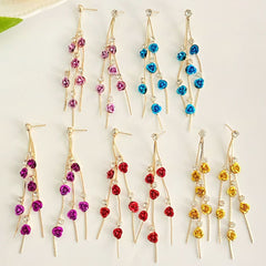 Rose flower earrings - Nimall