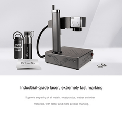 S4 - 20W fiber laser small automatic engraving machine EL072 - Nimall