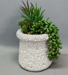 Succulent Cement Planter 15X13X21Cm