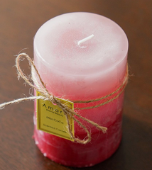 Pillar Candle Multi Pink 7X10Cm 310G