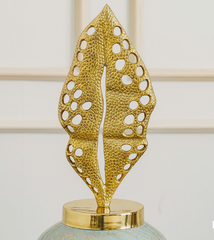 Decor Sculpture Gold 26X26X78Cm