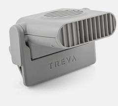 Treva Battery Operated Portable Mini Clip On Fan - Grey