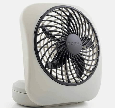 مروحة O2Cool المحمولة مقاس 5 بوصات - رمادية