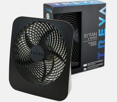 Treva 10 Inch Portable Desktop Air Circulation Battery Fan