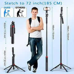 Selfie Stick Tripod, Portable Camera Tripod - Nimall