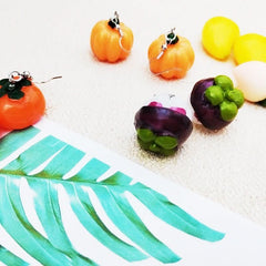 Simulation 3D fruit earrings - Nimall