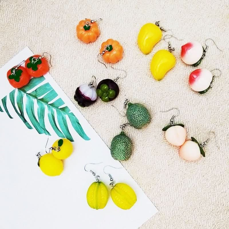 Simulation 3D fruit earrings - Nimall