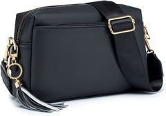 Small Retro Black Classic Shoulder Crossbody Bag AL269 - Nimall