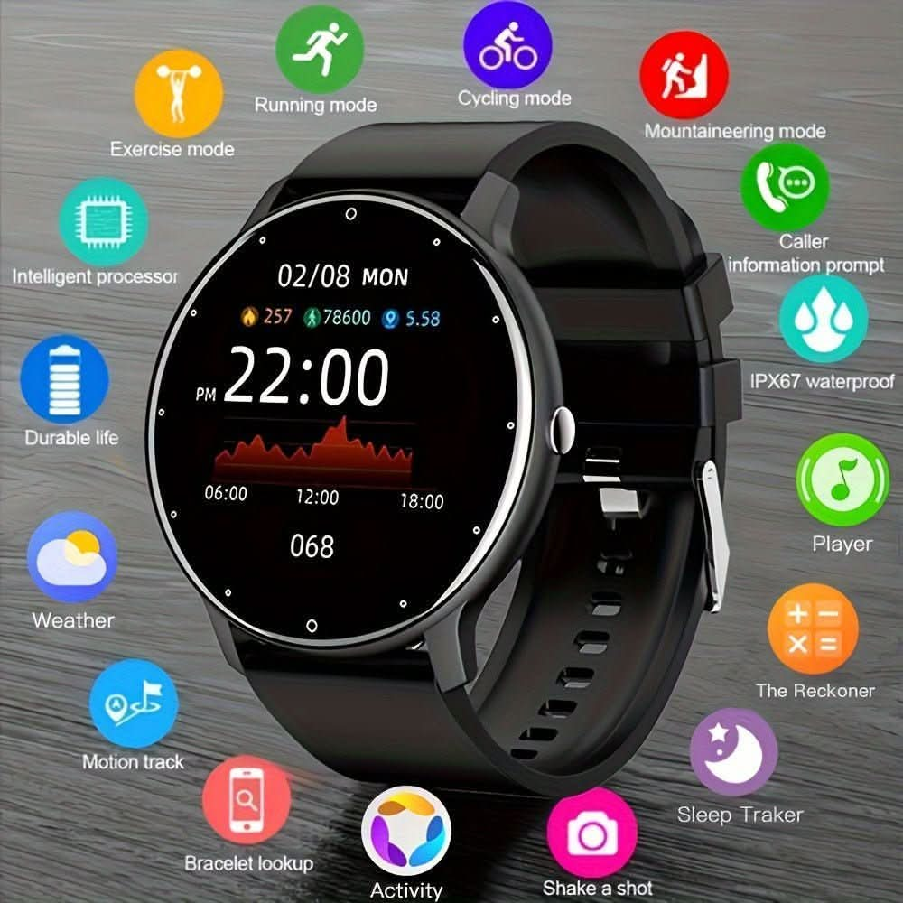 Smart Watch With 1.39 Full Touch Screen Smartwatch And 100+ Exercise Sports Modes 50% - Nimall