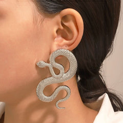 Snake earrings female punk earrings earrings personalized exaggerated earrings - Nimall