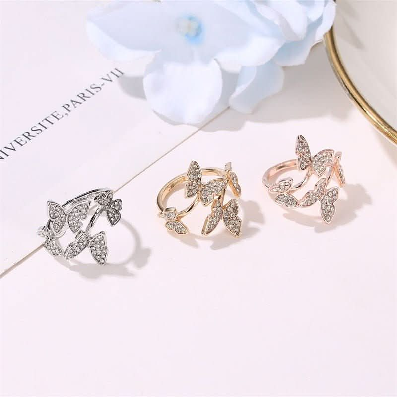 Square Butterfly Ring - Nimall