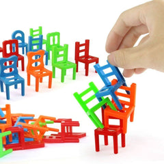 Stacking Chairs Game (18 Chairs Play Set) LK068 - Nimall