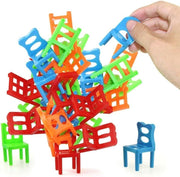 Stacking Chairs Game (18 Chairs Play Set) LK068 - Nimall