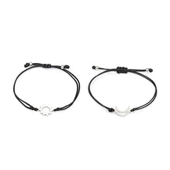 Stainless steel hollow bracelet set - Nimall