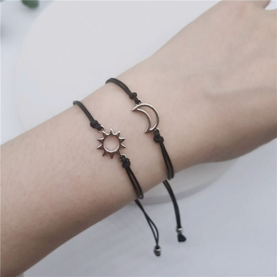 Stainless steel hollow bracelet set - Nimall