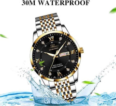 Stainless Steel Waterproof Men's Classic Watch EL022 - Nimall