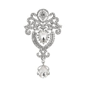 Temperament Brooch Fashion Crown Crystal Coat Pin Collar Pin - Nimall