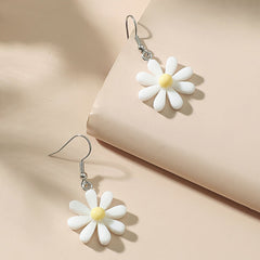 Temperament resin daisy earrings - Nimall