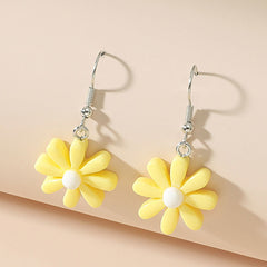 Temperament resin daisy earrings - Nimall