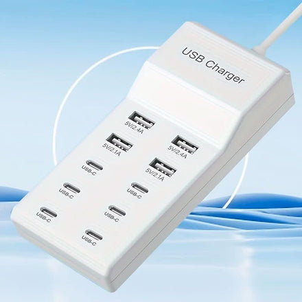 The New Model Multi-port Charger (6 USB-C) + (4 USB-A) Multi-port Fast Charger 50%