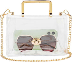 Transparent Crossbody Mini Shoulder Bag AL297 - Nimall