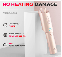 TYMO Curlgo Cordless Auto Curling Iron TM002 - Nimall