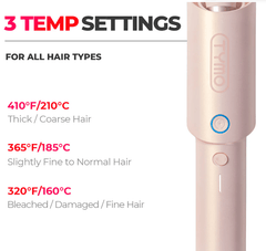 TYMO Curlgo Cordless Auto Curling Iron TM002 - Nimall