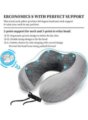 U - shaped pillow travel neck pillow NH141 AL187 - Nimall