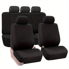 Upgrade Your Car Interior With A Universal Fit 5 - Seat Polyester Car Seat Cover Set - Nimall