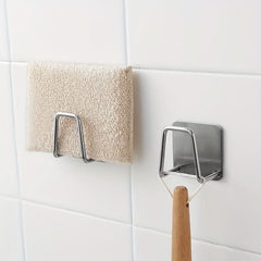 Upgrade Your Kitchen Sink With This Self - Adhesive 304 Stainless Steel Sponges Holder! - Nimall