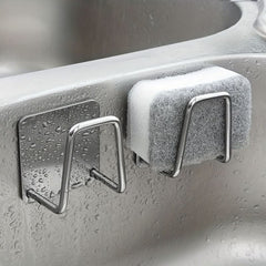 Upgrade Your Kitchen Sink With This Self - Adhesive 304 Stainless Steel Sponges Holder! - Nimall