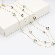 Versatile crystal long necklace autumn and winter - Nimall