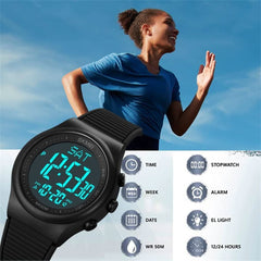 Waterproof Digital Sports Smart Watch with Stopwatch EL034 - Nimall