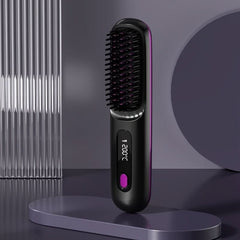 Wireless Hair Straightener Comb - 3 Temperature Settings for Versatile Styling 50% - Nimall