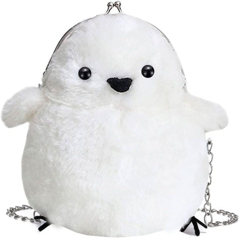 Women Cute Plush Crossbody Bag AL284 - Nimall
