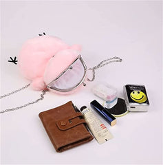 Women's Cute Chicken Plush Crossbody Bag AL282 - Nimall