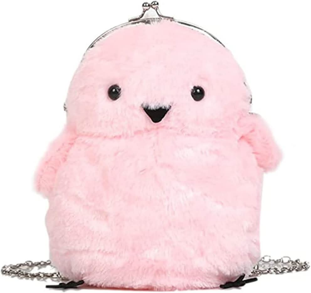 Women's Cute Chicken Plush Crossbody Bag AL282 - Nimall