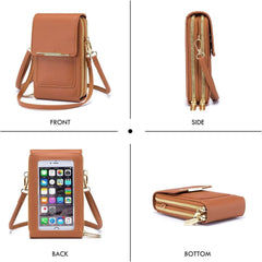 Women's Small Crossbody Bag Cell Phone Wallet AL291 - Nimall