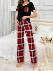 Women's Square Pajama Set Womens Lingerie - Nimall