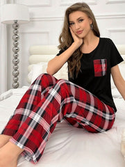 Women's Square Pajama Set Womens Lingerie - Nimall