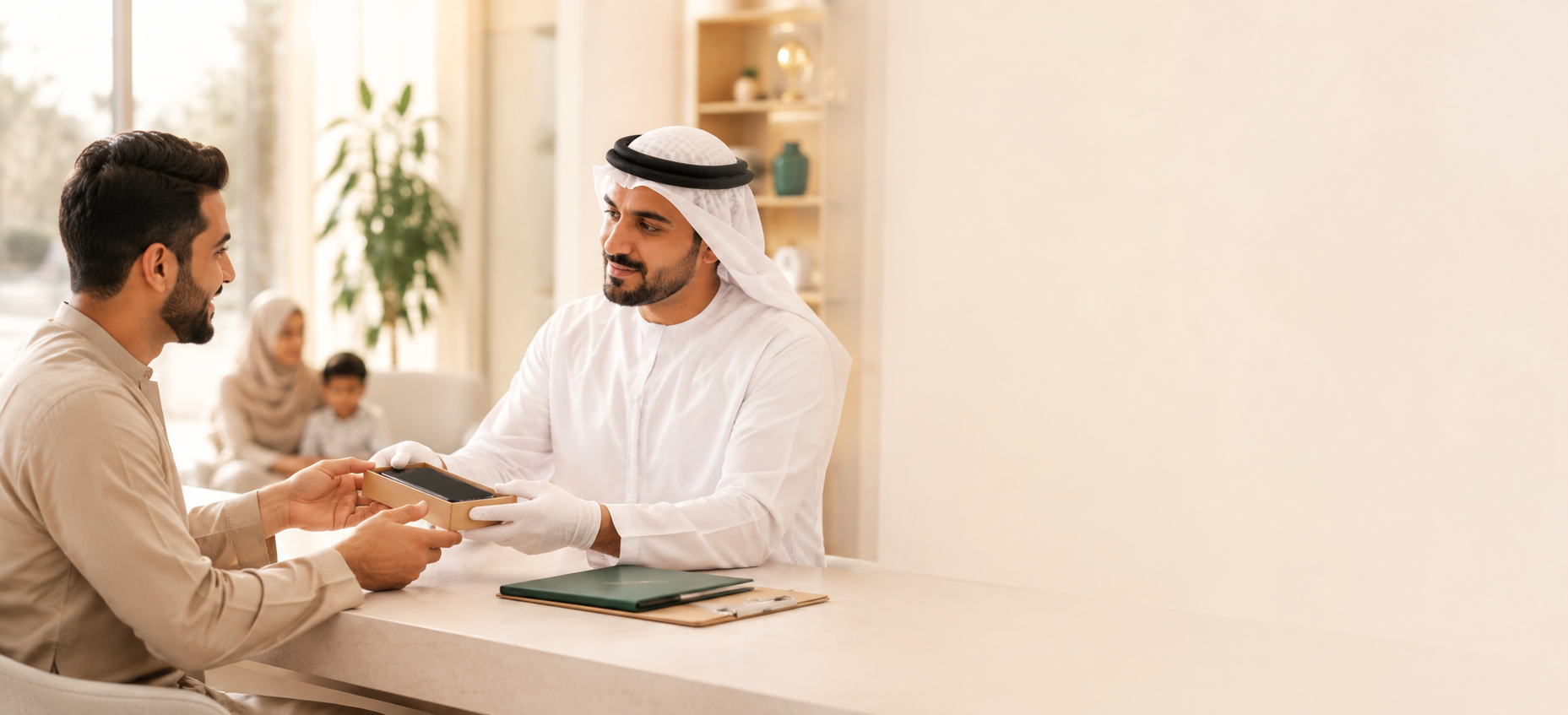 AI-generated concept of an inspection handover; not Nimall staff, facilities or inspected stock